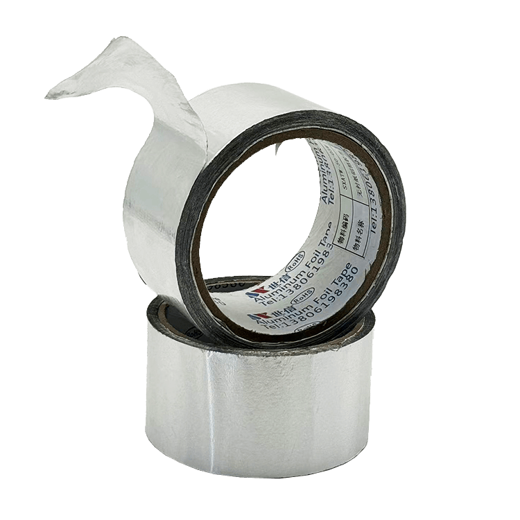 Vattenbaserad aluminiumfolietejp för kanalförslutning (linerless) Vattenbaserad aluminiumfolietejp för kanalförslutning (linerless)